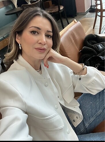 m Beden Zara bomber ceket