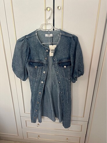 Bershka denim elbise