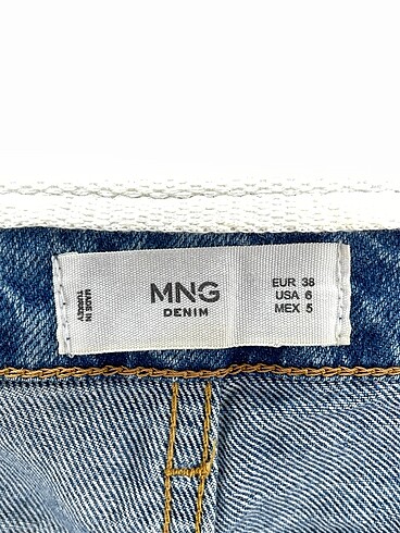 38 Beden mavi Renk Mango Jean / Kot %70 İndirimli.