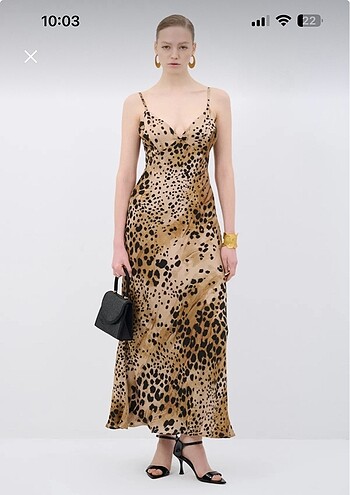 Adl leopar elbise