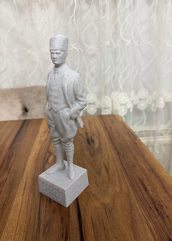 Mustafa Kemal Atatürk Figürü büst heykel - Görsel 7