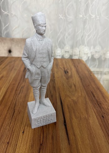 Mustafa Kemal Atatürk Figürü büst heykel - Görsel 6