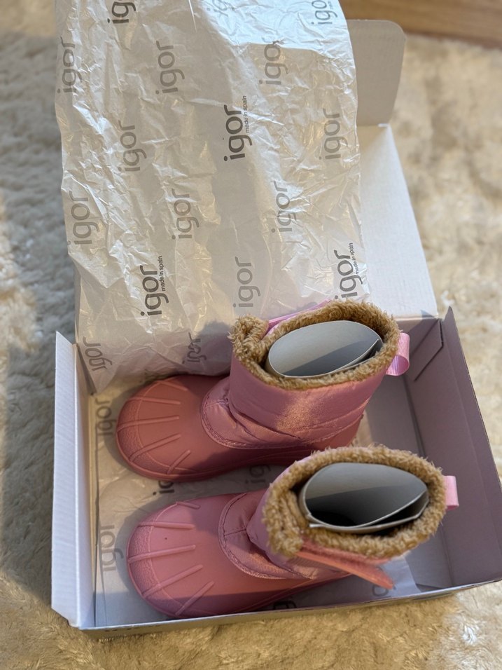 Igor Kız Çocuk Pembe yağmur kar Botu - Görsel 3