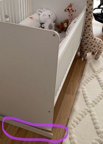 Çilek mobilya bebek karyola - Görsel 5