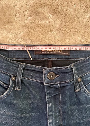 Erkek Mavi Denim Jean Pantolon - Görsel 3