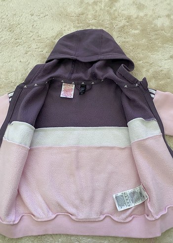 Adidas Kız Çocuk Fermuarlı Kapüşonlu Ceket - Görsel 5