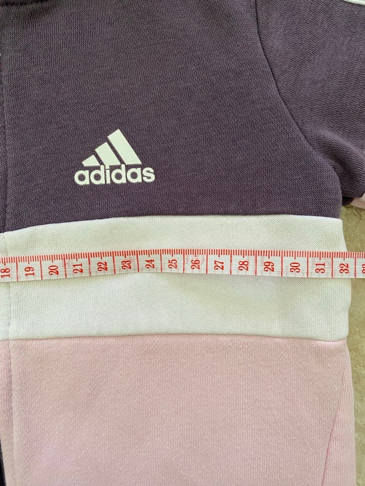 Adidas Kız Çocuk Fermuarlı Kapüşonlu Ceket - Görsel 3