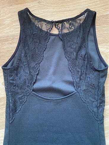 xs Beden siyah Renk Pull&bear dantelli etek