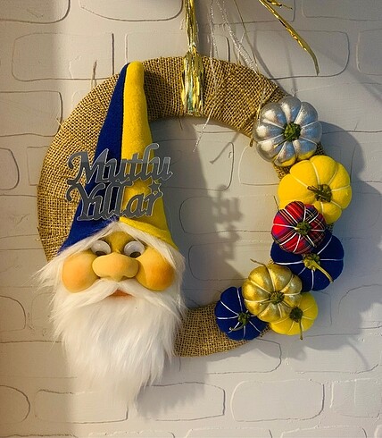 Taraftar yılbaşı Noel kapı süsü