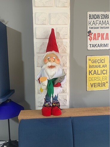  Şans cücesi gnome Noel baba