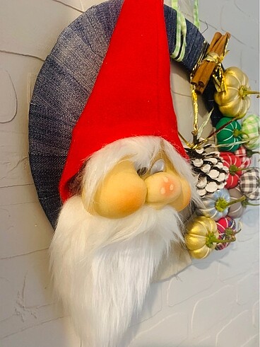  Yılbaşı kapı süsü Noel baba