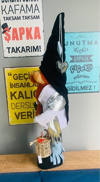 Beden Yılbaşı şans cücesi gnome Noel baba