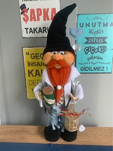 Yılbaşı şans cücesi gnome Noel baba