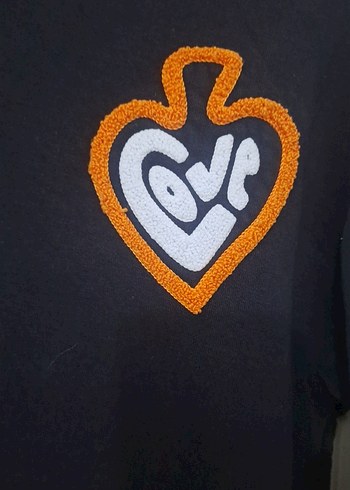 Kadın Siyah Kapüşonlu Baskılı Sweatshirt - Görsel 2