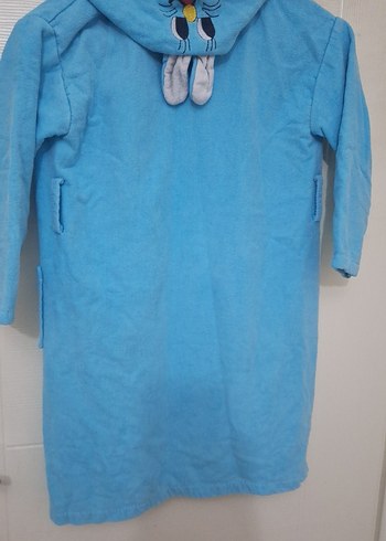 Mavi Erkek Çocuk Bornoz, Bağlamalı - Görsel 3