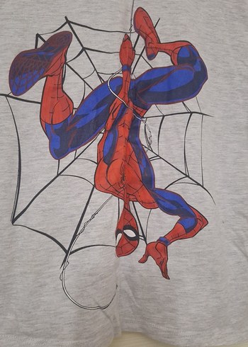 Erkek Çocuk Gri penye Örümcek Adam Sweatshirt - Görsel 3