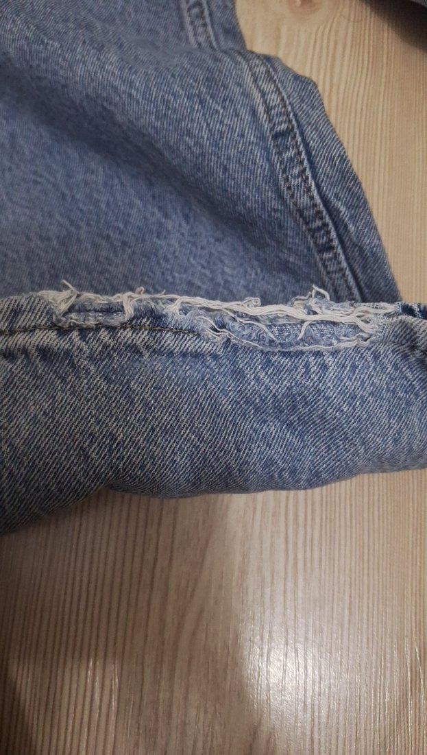 Kadın mavi Kot Pantolon - Görsel 5