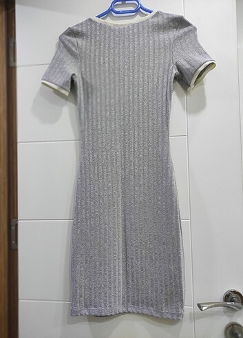 H&M H&M likralı örme elbise