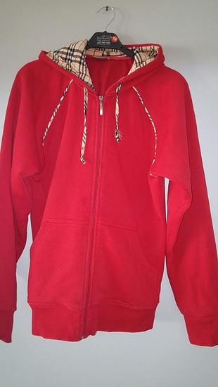 canlı kırmızı sweat