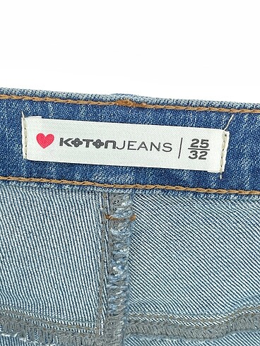32 Beden mavi Renk Koton Jean / Kot %70 İndirimli.