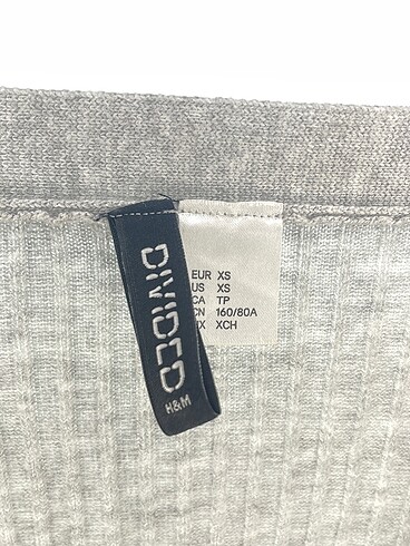 xs Beden gri Renk H&M Hırka %70 İndirimli.