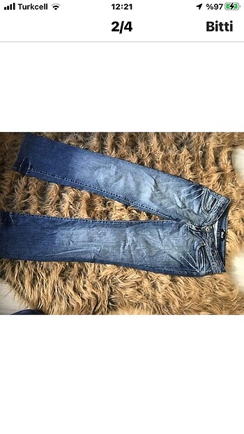 38 Beden Dikte Gabbana kot pantolon