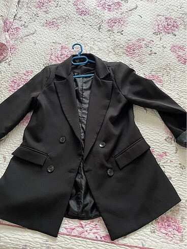 Siyah blazer ceket