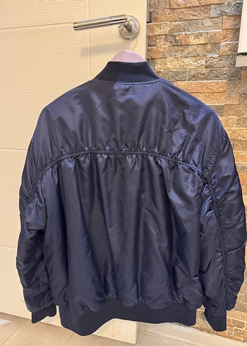 Kadın Lacivert Fermuarlı ceket - Görsel 2