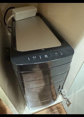 Siyah Casper Monitör kasa klavye - Görsel 3