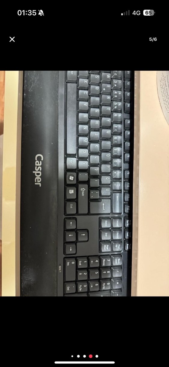 Siyah Casper Monitör kasa klavye - Görsel 2