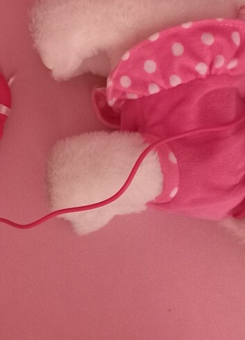 Puffy Pie Yürüyen Sevimli Köpek Pembe