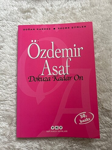 Özdemir asaf şiir kitabı