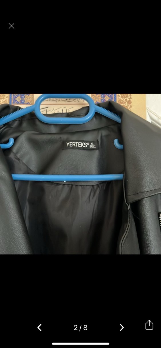 Siyah Deri Ceket - Görsel 2