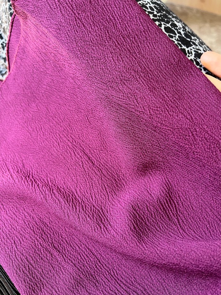 Koyu Mor Kadın Bohem Şal - Görsel 2