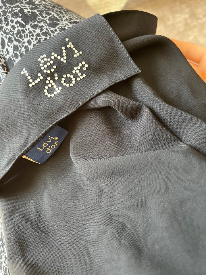 Siyah Drapeli Gotik Kadın Şal - Görsel 2