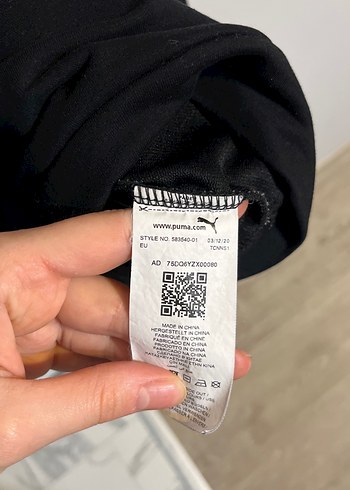 Siyah PUMA Baskılı Kadın Sweatshirt - Görsel 3