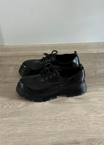 Siyah Platform Topuklu ayakkabı - Görsel 2