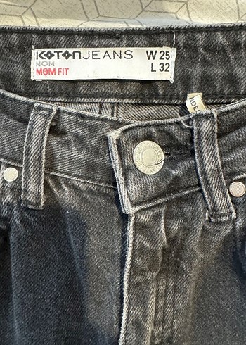 Yüksek Bel Mom Jean / Kot Pantolon - Görsel 4