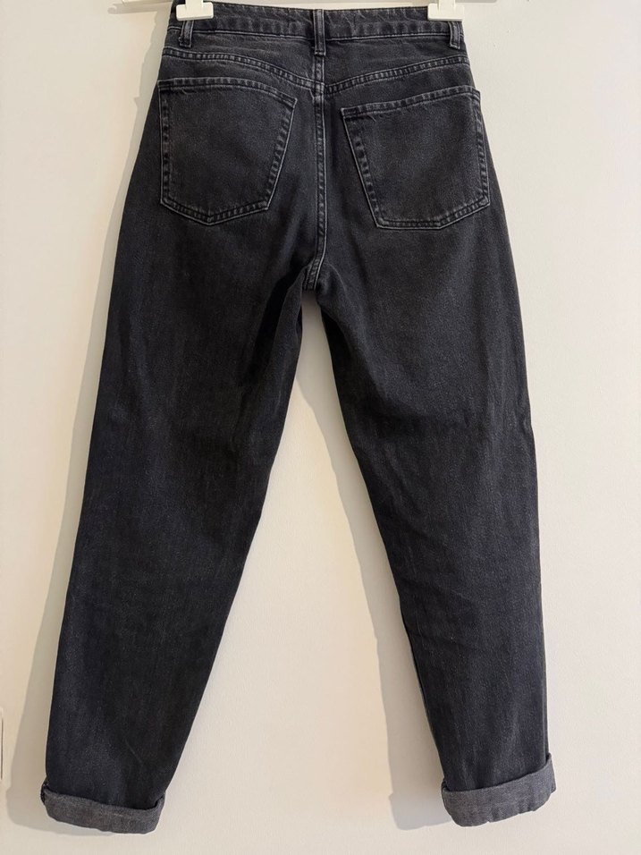 Yüksek Bel Mom Jean / Kot Pantolon - Görsel 3