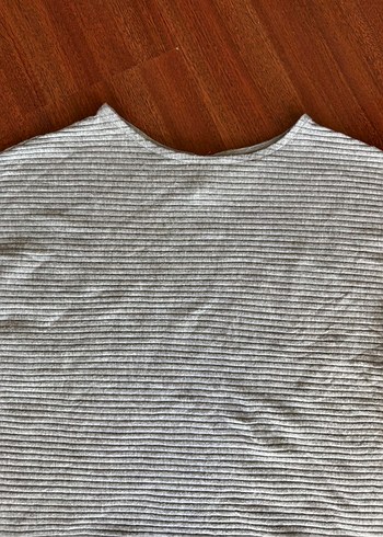 Gri Fitilli Kazak - Görsel 3