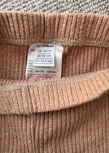 Kız Bebek Bej Tayt - Görsel 2