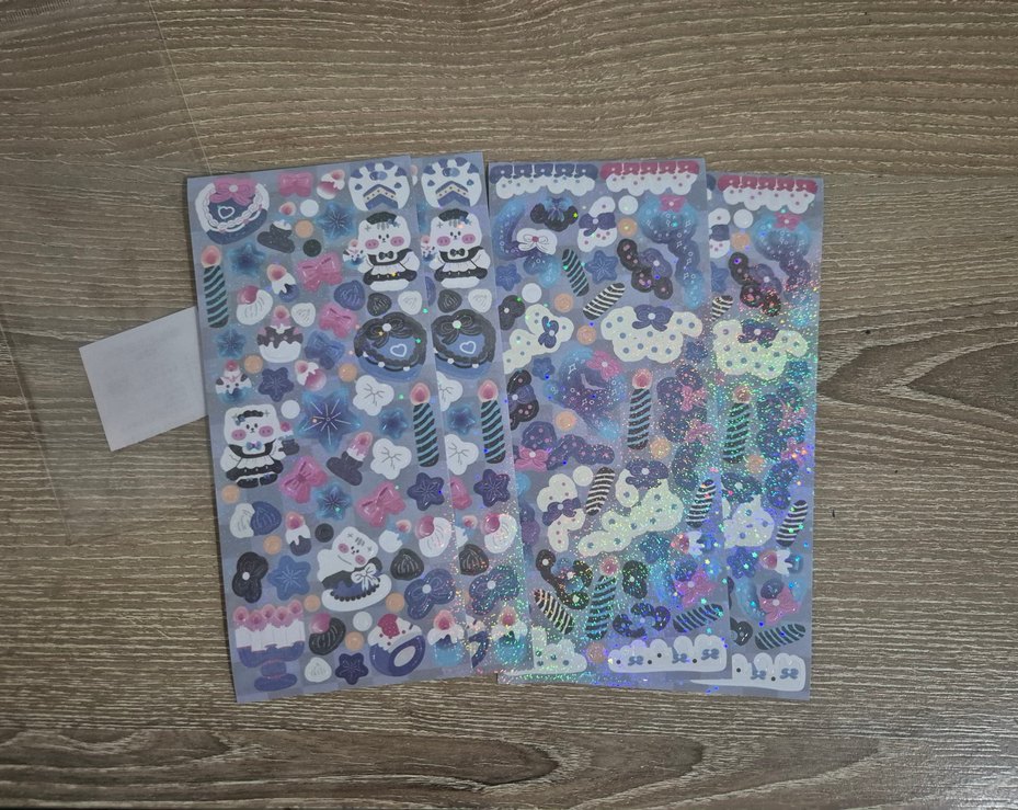 Kawai sticker set bujo deco sticker - Görsel 3