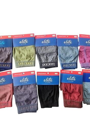 Elite Life Dikişsiz Erkek boxer 10 adet