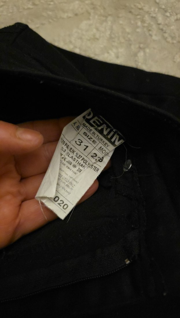 Siyah Rahat Kesim Kadın Boyfriend Pantolon - Görsel 2