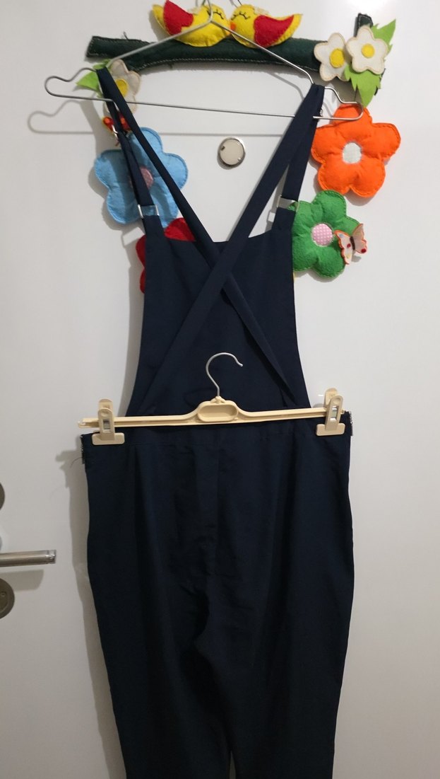 Siyah Kot Kadın Tulum - Görsel 4