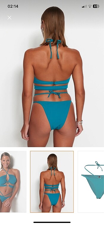 s Beden lacivert Renk trendyolmilla bikini takımı