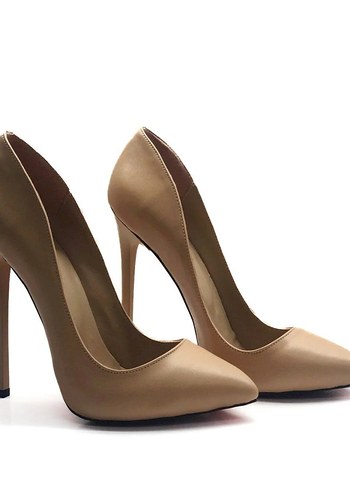 nude deri stiletto - Görsel 2
