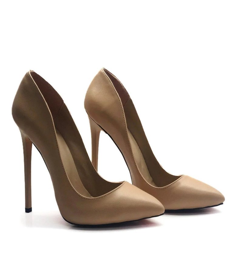 nude deri stiletto - Görsel 2