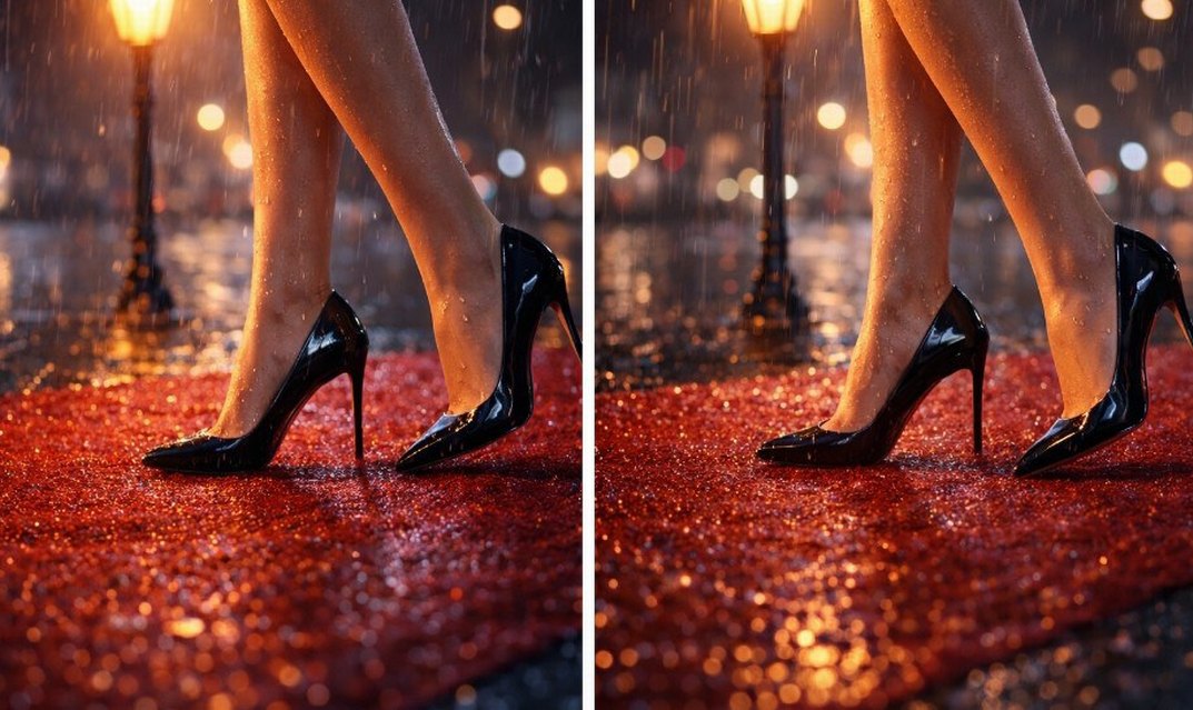 siyah rugan stiletto - Görsel 2