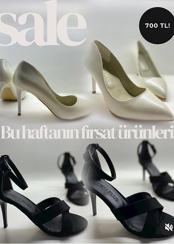 Sedef Stiletto çapraz bantlı siyah bu haftaya özel fırsat